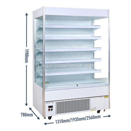 Visualizzazione del supermercato Freezer per il raffreddamento multideck.